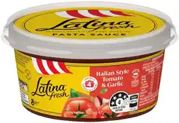 IGA Latina Fresh Pasta Sauce 425g Selected Varieties offer
