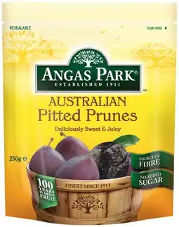 IGA Angas Park Pitted Prunes 250g offer