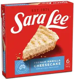 IGA Sara Lee Cheesecake 360‑425g or Pudding 475g Selected Varieties offer