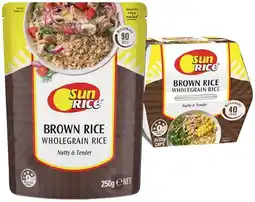 IGA SunRice Microwave Rice Cups 2 Pack or Pouch 250g Selected Varieties offer