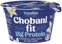 IGA Chobani Fit Protein Greek Yogurt Pot 160g Selected Varieties offer