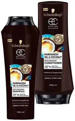 IGA Schwarzkopf Extra Care Hair Repair Shampoo or Conditioner 400mL Selected Varieties offer