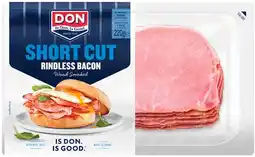 IGA Don Short Cut Rindless Bacon 220g offer