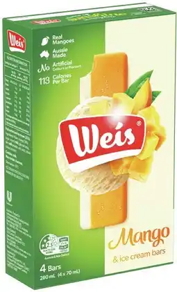 IGA Weis Bar 4 Pack Selected Varieties offer