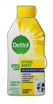 IGA Dettol Washing Machine Cleaner 250mL Selected Varieties offer