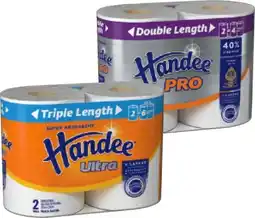 IGA Handee Ultra Triple Length or Pro Double Length 2 Pack offer