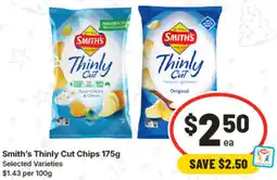 IGA Smith's Thinly Cut Chips offer
