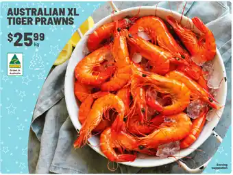 Australian xl tiger prawns