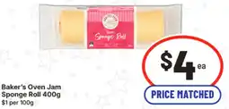 IGA Baker's Oven Jam Sponge Roll offer
