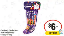 IGA Cadbury Christmas Stocking offer