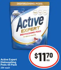 IGA Active Expert Dishwashing Pods offer