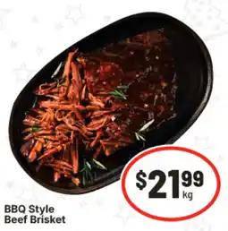 IGA BBQ Style Beef Brisket offer