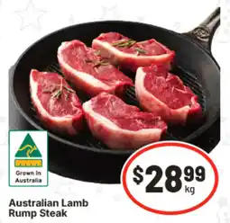 IGA Australian Lamb Rump Steak offer