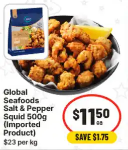 IGA Global Seafoods Salt & Pepper Squid offer
