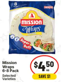 IGA Mission Wraps Selected Varieties offer