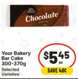 IGA Your Bakery Bar Cake offer