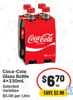 IGA Coca-Cola Glass Bottle offer