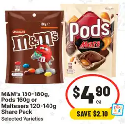 IGA M&M's, iPods or Maltesers Share Pack offer