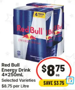 IGA Red Bull Energy Drink offer