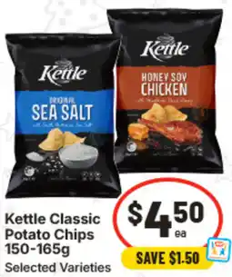 IGA Kettle Classic Potato Chips offer