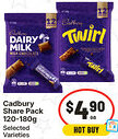IGA Cadbury Share Pack offer