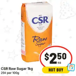 IGA CSR Raw Sugar offer