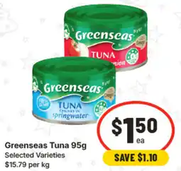 IGA Greenseas Tuna offer
