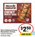 IGA Nice & Natural Chewy Muesli Bars Selected Varieties offer