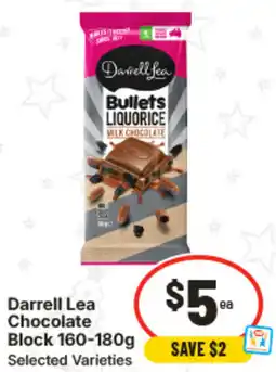 IGA Darrell Lea Chocolate Block offer
