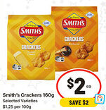 IGA Smith's Crackers Selected Varieties offer