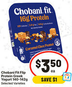 IGA Chobani Fit Flip Protein Greek Yogurt Selected Varieties offer