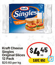 IGA Kraft Cheese Singles Original Slices offer