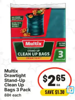 IGA Multix Drawtight Stand-Up Clean Up Bags offer