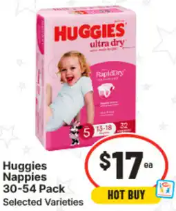 IGA Huggies Nappies offer