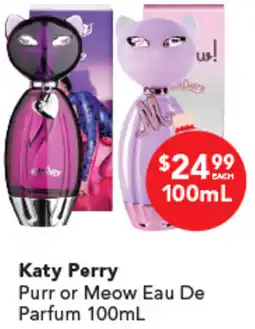 Amcal Pharmacies Katy Perry Purr or Meow Eau De Parfum offer