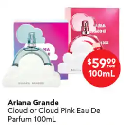 Amcal Pharmacies Ariana Grande Cloud or Cloud Pink Eau De Parfum offer