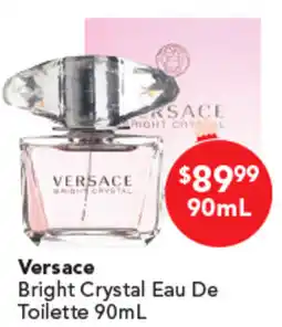 Amcal Pharmacies Versace Bright Crystal Eau De Toilette offer