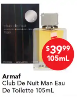 Amcal Pharmacies Armaf Club De Nuit Man Eau De Toilette offer