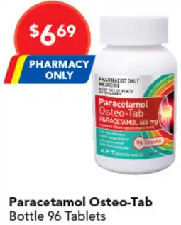 Amcal Pharmacies Paracetamol Osteo-Tab Bottle 96 Tablets offer