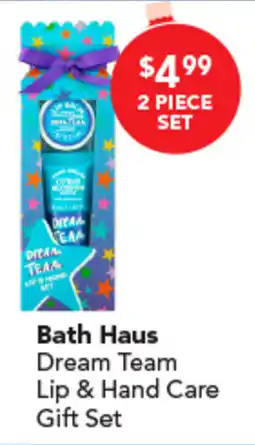 Amcal Pharmacies Bath Haus Dream Team Lip & Hand Care Gift Set offer