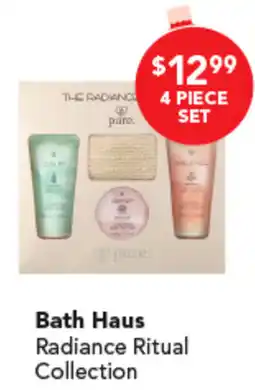 Amcal Pharmacies Bath Haus Radiance Ritual Collection offer