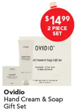 Amcal Pharmacies Ovidio Hand Cream & Soap Gift Set offer