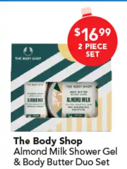 Amcal Pharmacies The body shop almond milk shower gel & body butter duo set the body shop offer