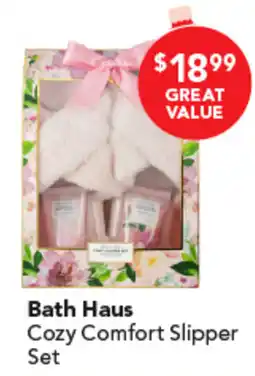 Amcal Pharmacies Bath Haus Cozy Comfort Slipper offer