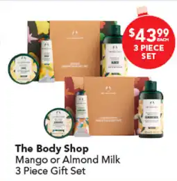 Amcal Pharmacies The Body Shop Mango or Almond Milk 3 Piece Gift Set offer