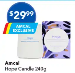 Amcal Pharmacies Amcal Hope Candle offer