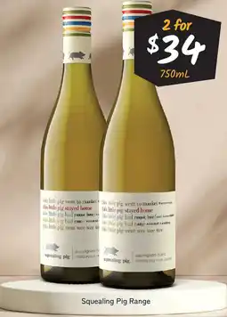 Cellarbrations Squealing Pig Range offer