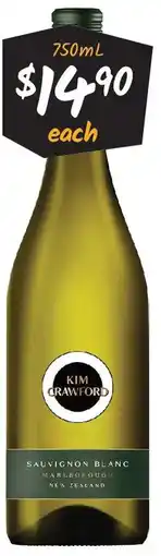 Cellarbrations Kim crawford sauvignon blanc offer