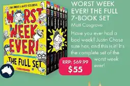 QBD Worst week ever! the full 7-book set Matt cosgrove offer