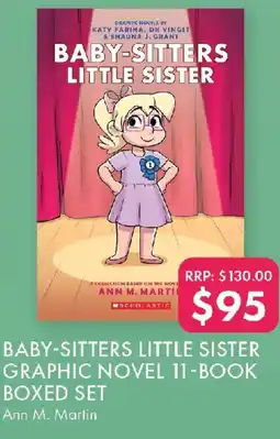 QBD Baby-sitters little sister graphic novel 11-book boxed set Ann M. Martin offer